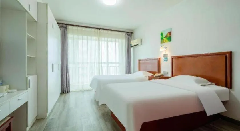 Bed in GreenTree Inn Weihai Liugongdao Wharf Qingdao North Road Express Hotel