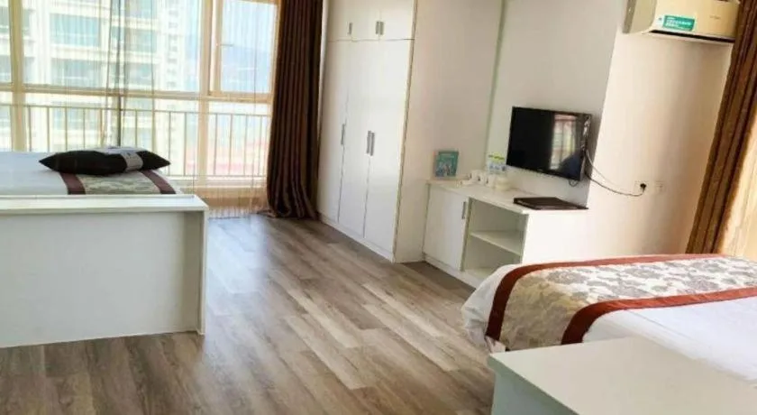 Bed in GreenTree Inn Weihai Liugongdao Wharf Qingdao North Road Express Hotel