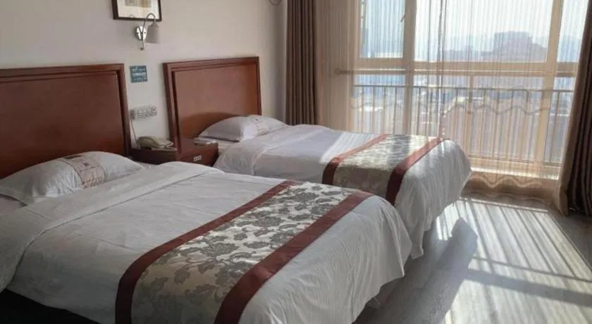 Bed in GreenTree Inn Weihai Liugongdao Wharf Qingdao North Road Express Hotel