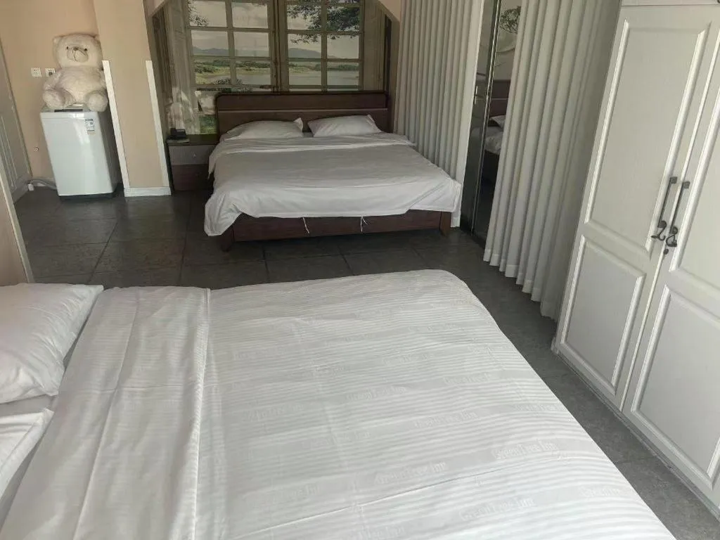 Bed in GreenTree Inn Weihai Liugongdao Wharf Qingdao North Road Express Hotel