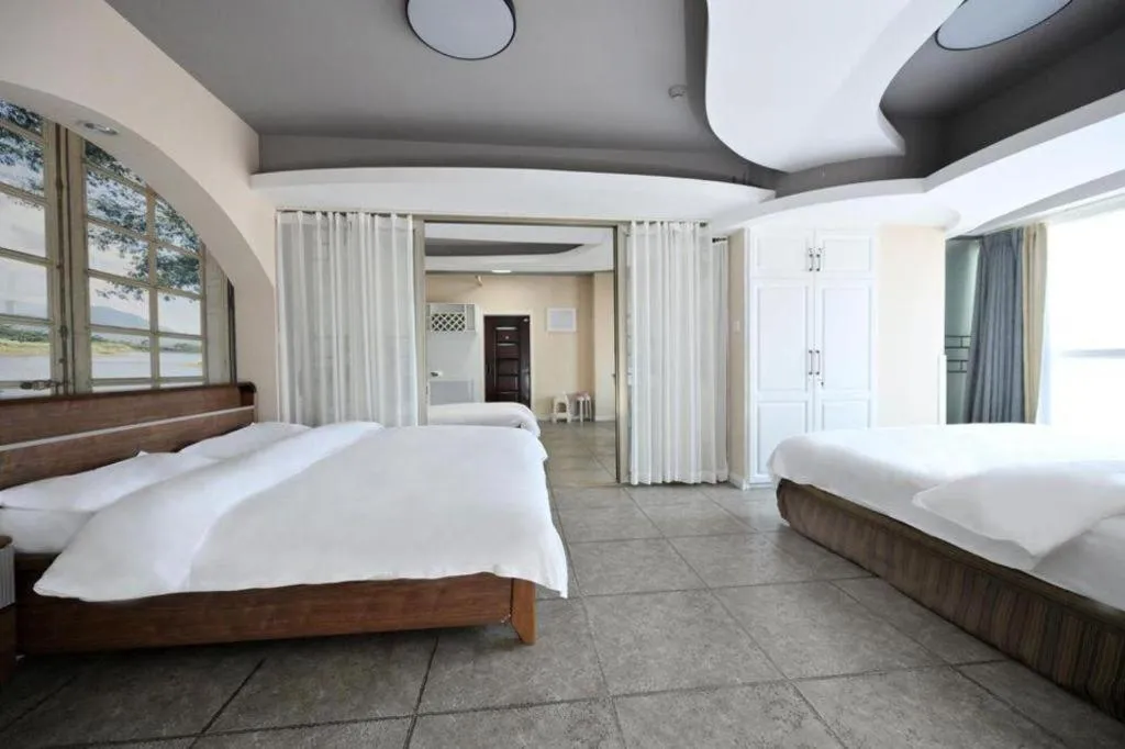Bed in GreenTree Inn Weihai Liugongdao Wharf Qingdao North Road Express Hotel