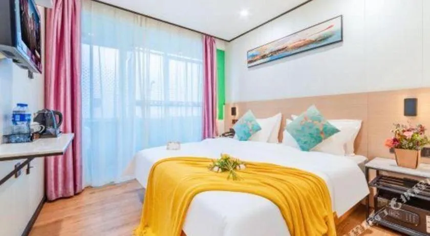 Bed in Xinghe Xinfeng Hotel Railway Station & Bus Station Branch