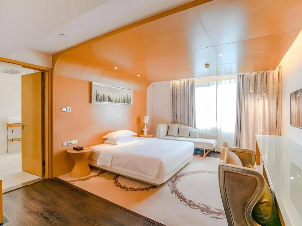 Bed in Fuzhou Fliport Garden Hotel