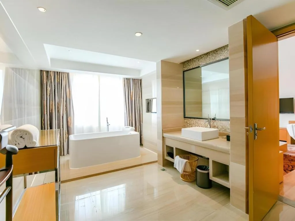 Bed in Fuzhou Fliport Garden Hotel