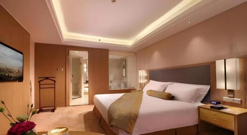 Bed in Fuzhou Fliport Garden Hotel