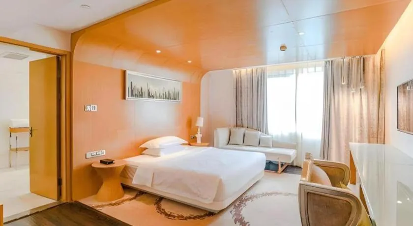 Bed in Fuzhou Fliport Garden Hotel