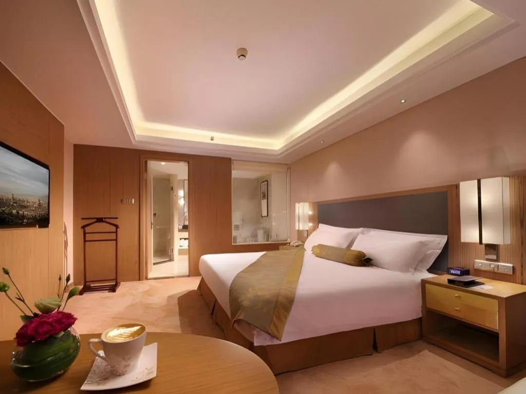 Bed in Fuzhou Fliport Garden Hotel