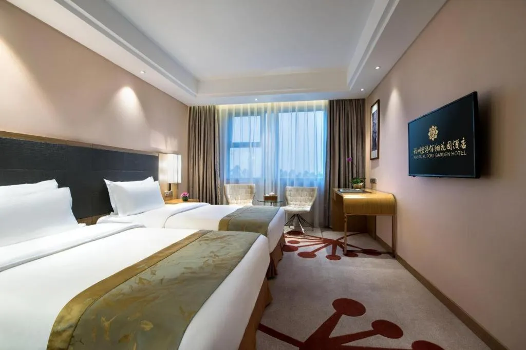 Bed in Fuzhou Fliport Garden Hotel