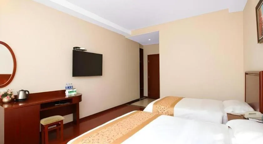 Bed in GreenTree Inn JiangSu NanJing South Railway Station South Square Express Hotel