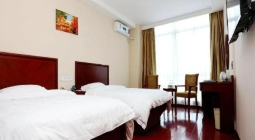 Bed in GreenTree Inn JiangSu NanJing South Railway Station South Square Express Hotel