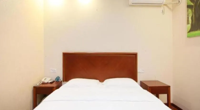 Bed in GreenTree Inn JiangSu NanJing South Railway Station South Square Express Hotel