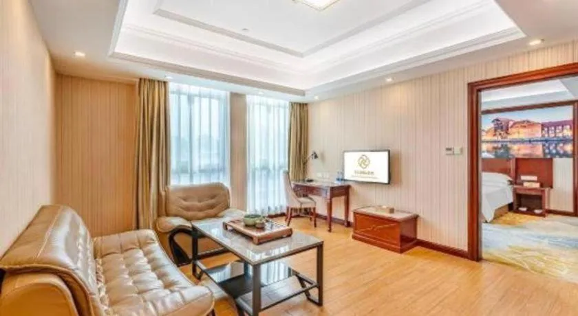 Bed in Vienna International Hotel Guangzhou Tianhe Olympic Stadium Dongpu