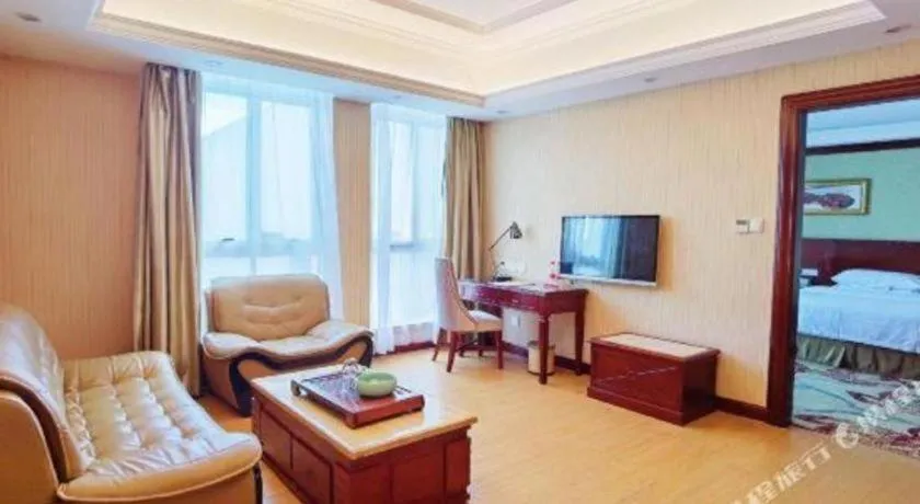 Bed in Vienna International Hotel Guangzhou Tianhe Olympic Stadium Dongpu