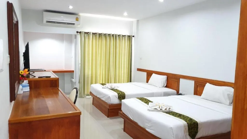 Bed in Doungta Anda Hotel Krabi