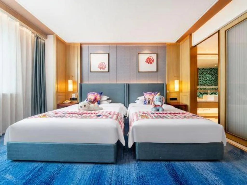 Bed in Bliss International Hotel Weihai