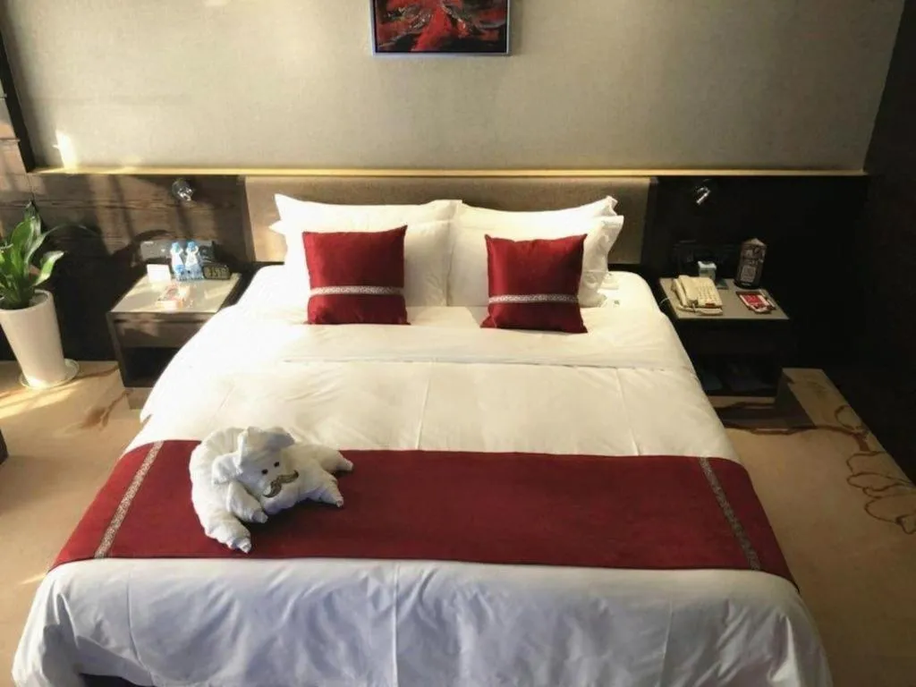 Bed in Changsha Jasmine International Hotel