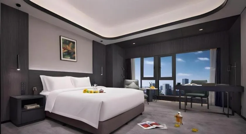 Bed in Changsha Jasmine International Hotel