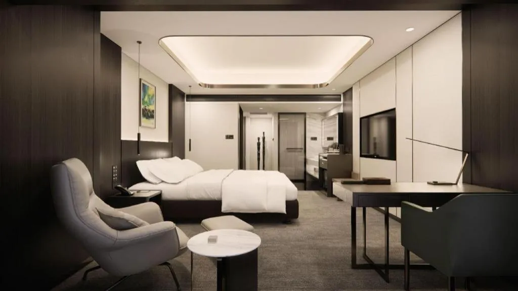 Bed in Changsha Jasmine International Hotel