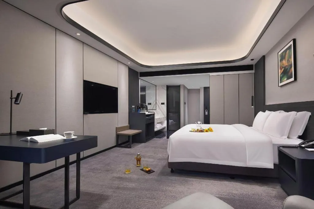 Bed in Changsha Jasmine International Hotel