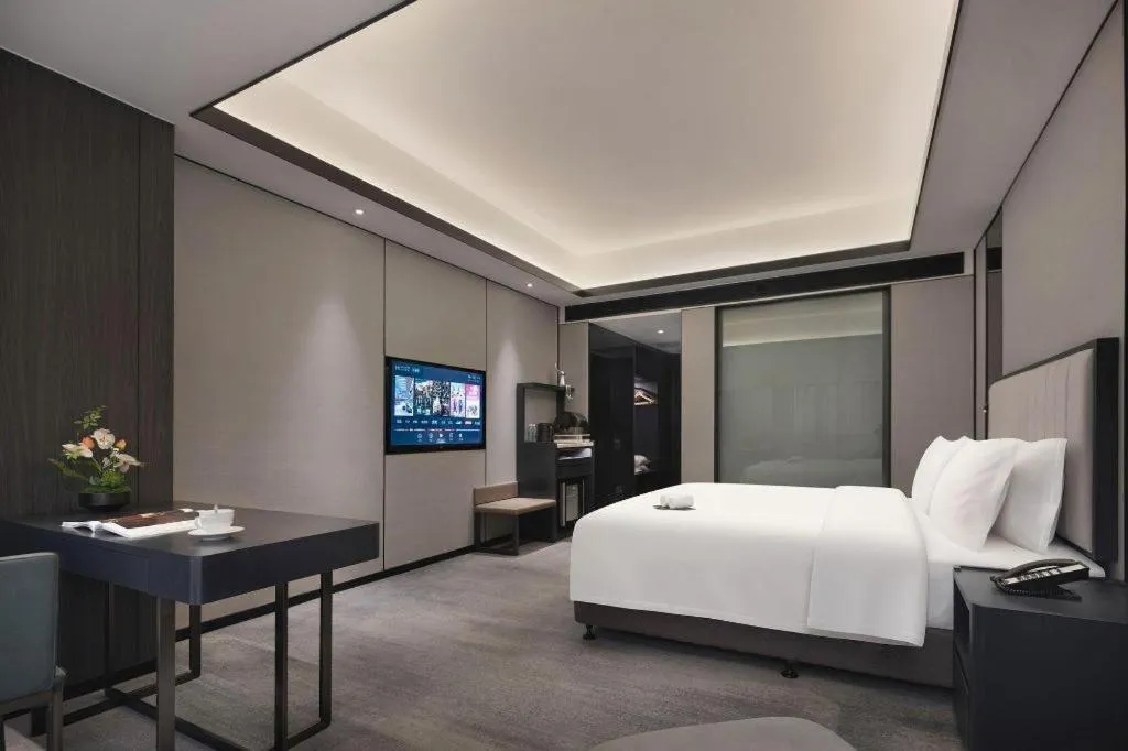 Bed in Changsha Jasmine International Hotel