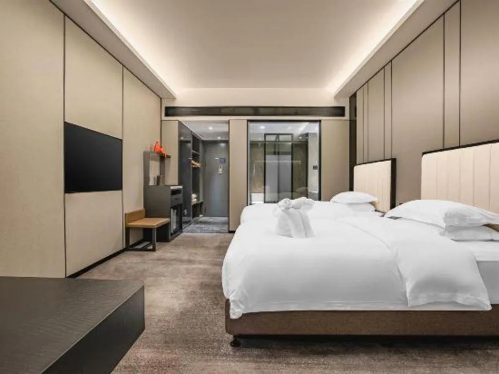 Bed in Changsha Jasmine International Hotel