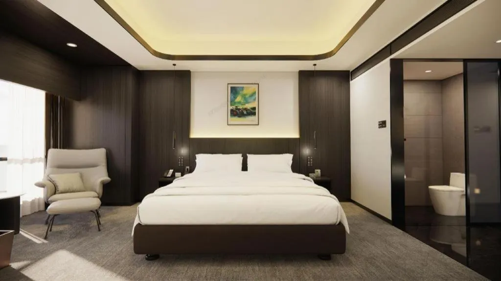 Bed in Changsha Jasmine International Hotel