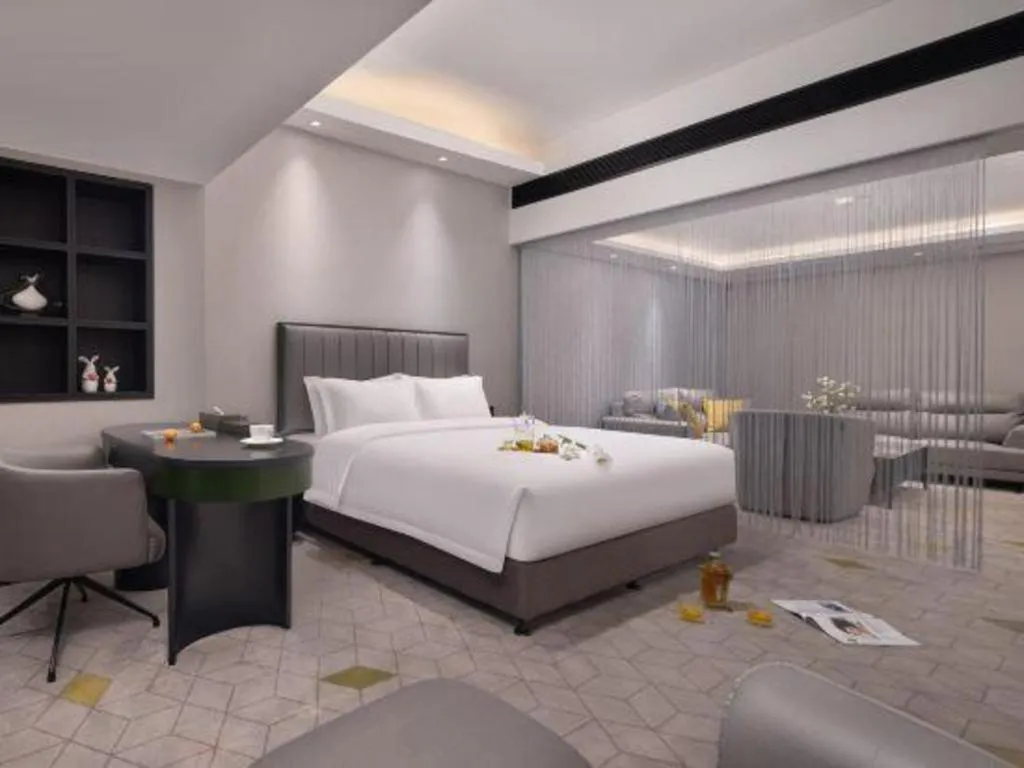 Bed in Changsha Jasmine International Hotel