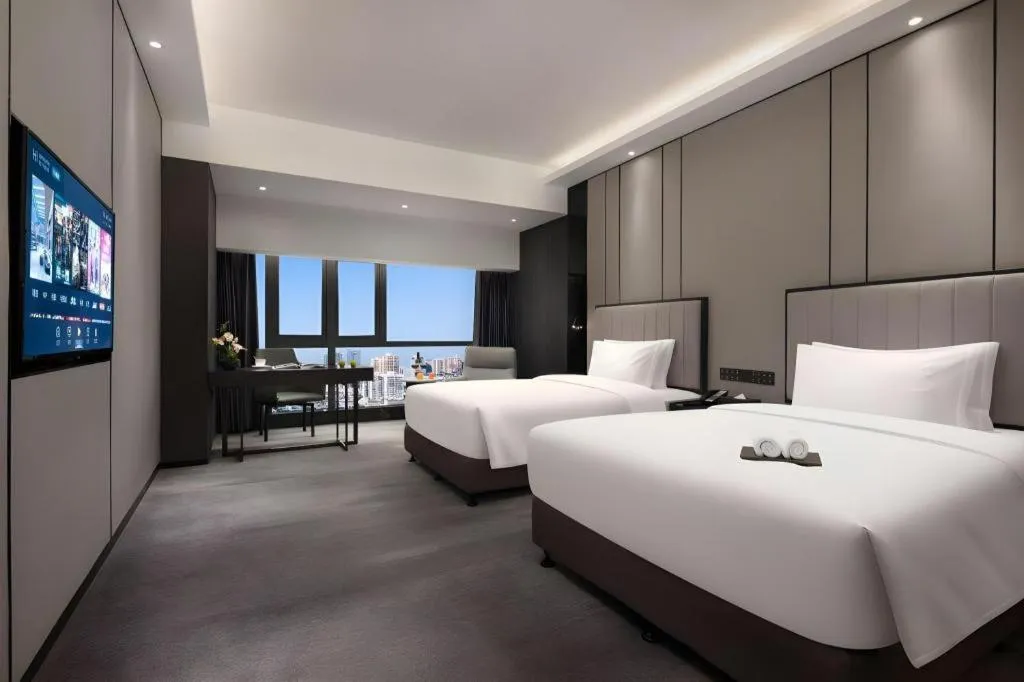 Bed in Changsha Jasmine International Hotel