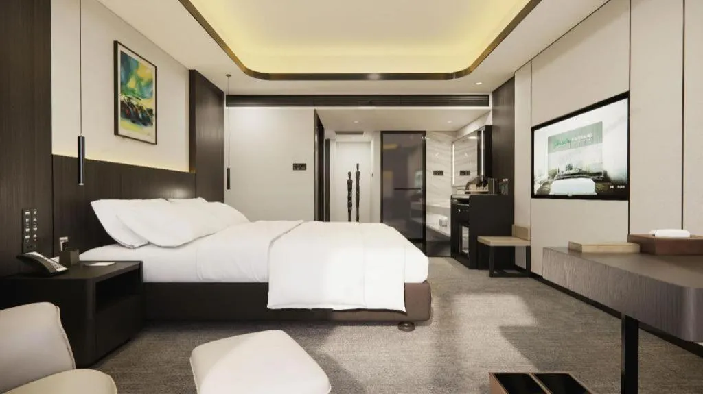 Bed in Changsha Jasmine International Hotel