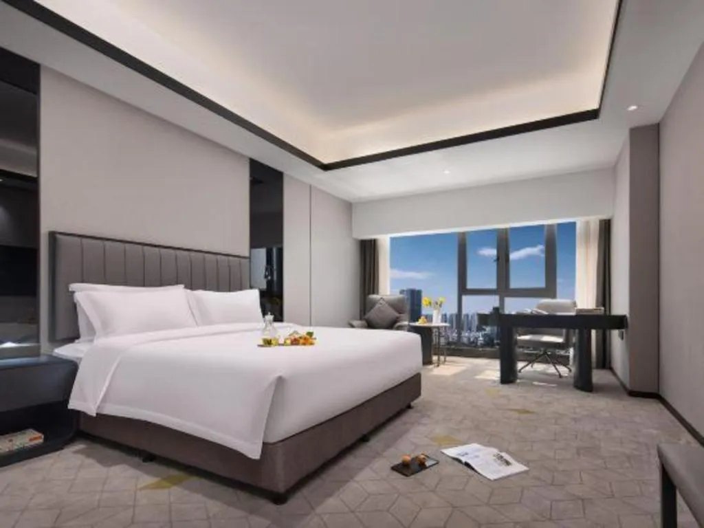 Bed in Changsha Jasmine International Hotel