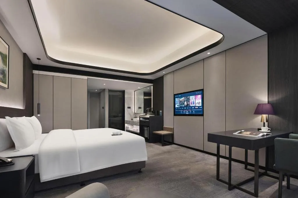 Bed in Changsha Jasmine International Hotel