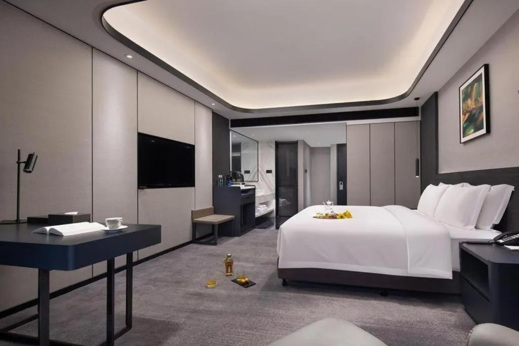 Bed in Changsha Jasmine International Hotel