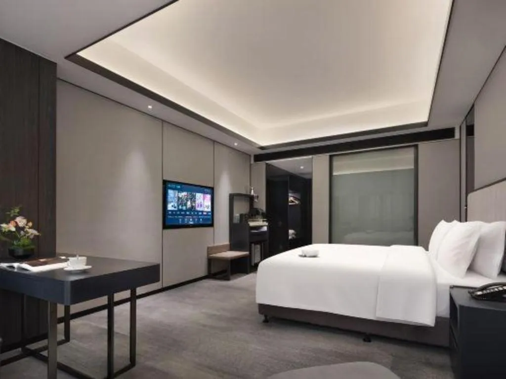 Bed in Changsha Jasmine International Hotel