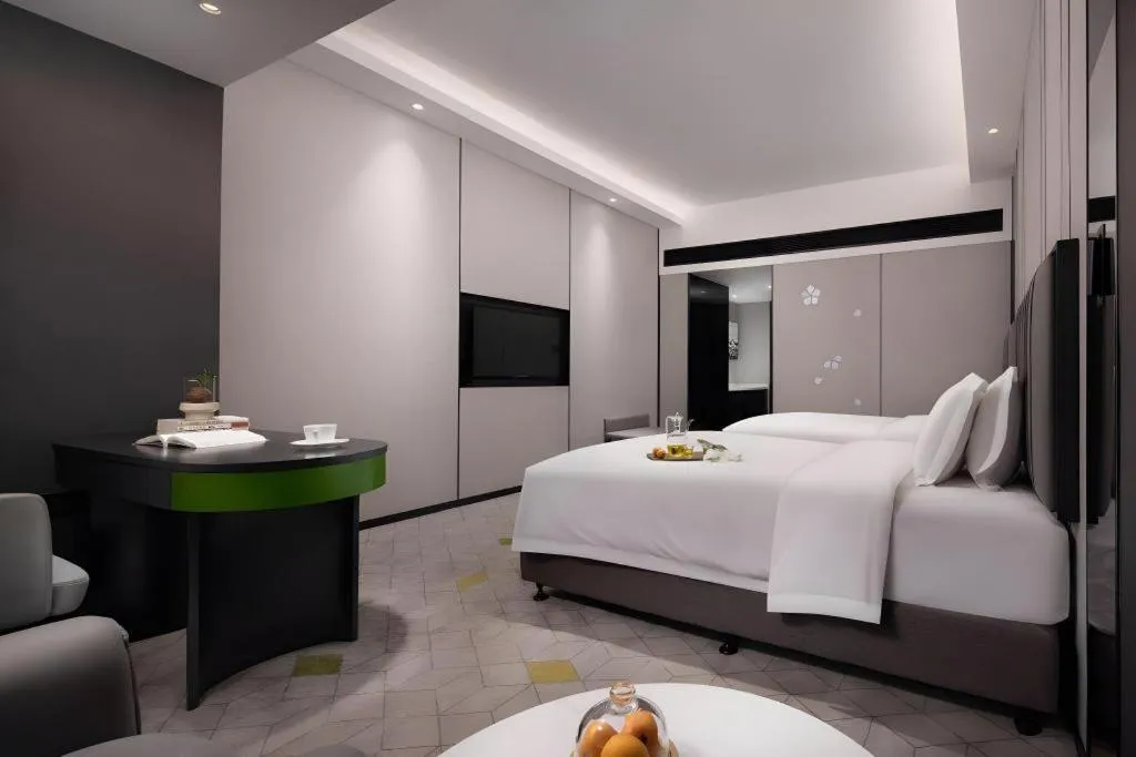 Bed in Changsha Jasmine International Hotel