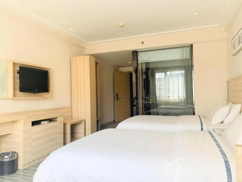 Bed in City Comfort Inn Guangzhou Jiaokou Metro Station