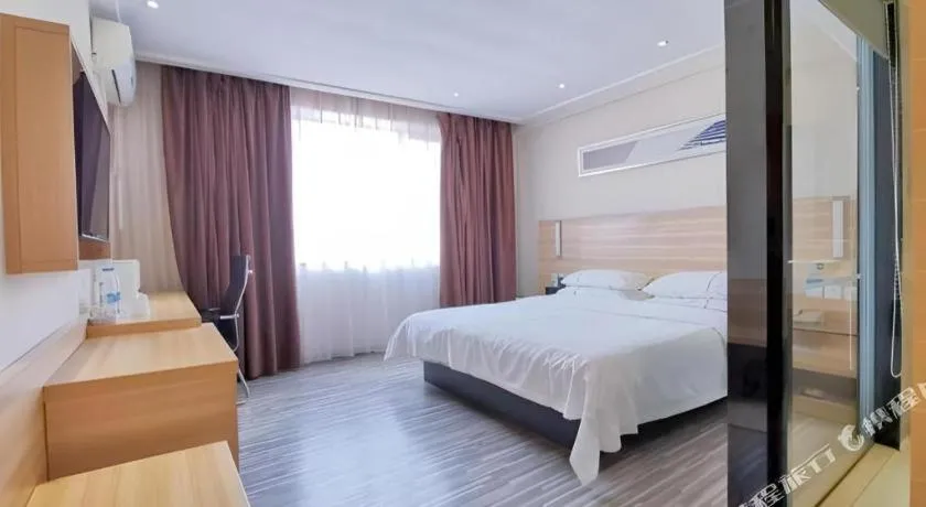 Bed in City Comfort Inn Guangzhou Jiaokou Metro Station