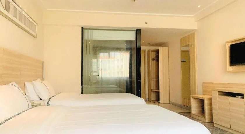 Bed in City Comfort Inn Guangzhou Jiaokou Metro Station