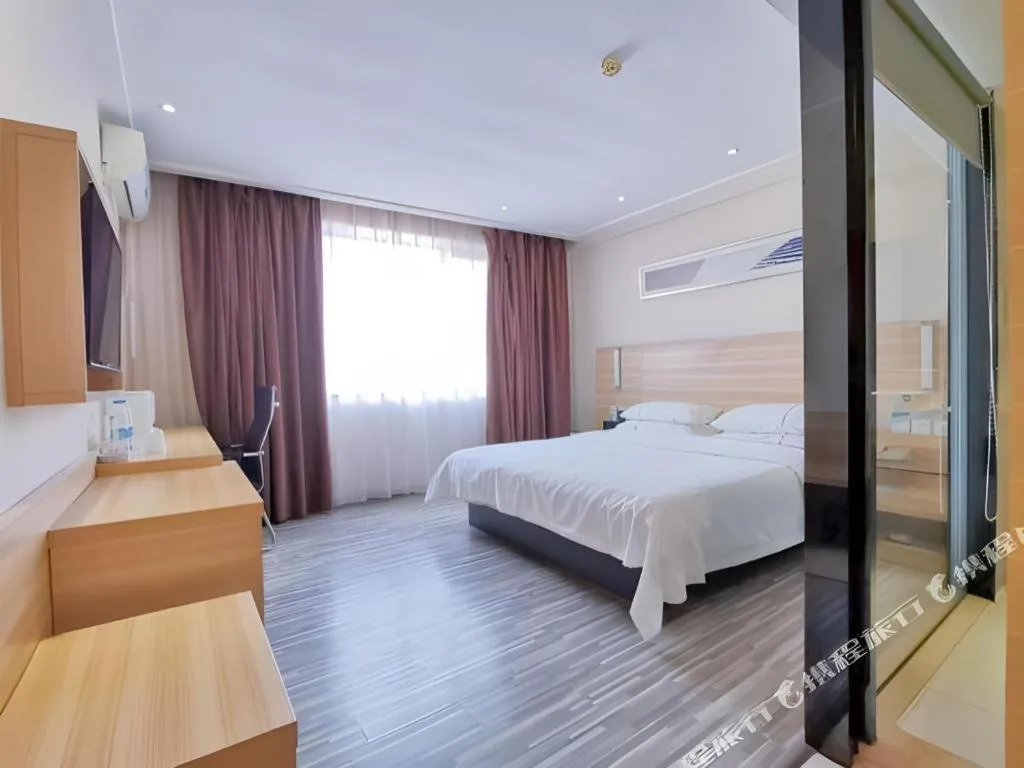 Bed in City Comfort Inn Guangzhou Jiaokou Metro Station