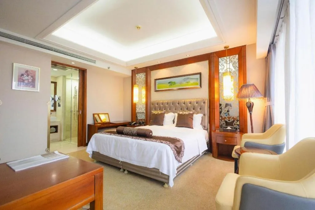 Bed in Inner Mongolia Hotel Forbidden City