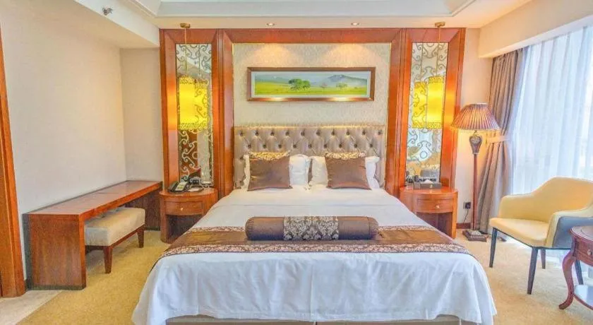 Bed in Inner Mongolia Hotel Forbidden City