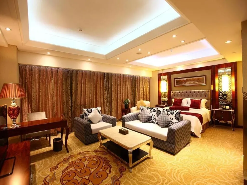 Bed in Inner Mongolia Hotel Forbidden City