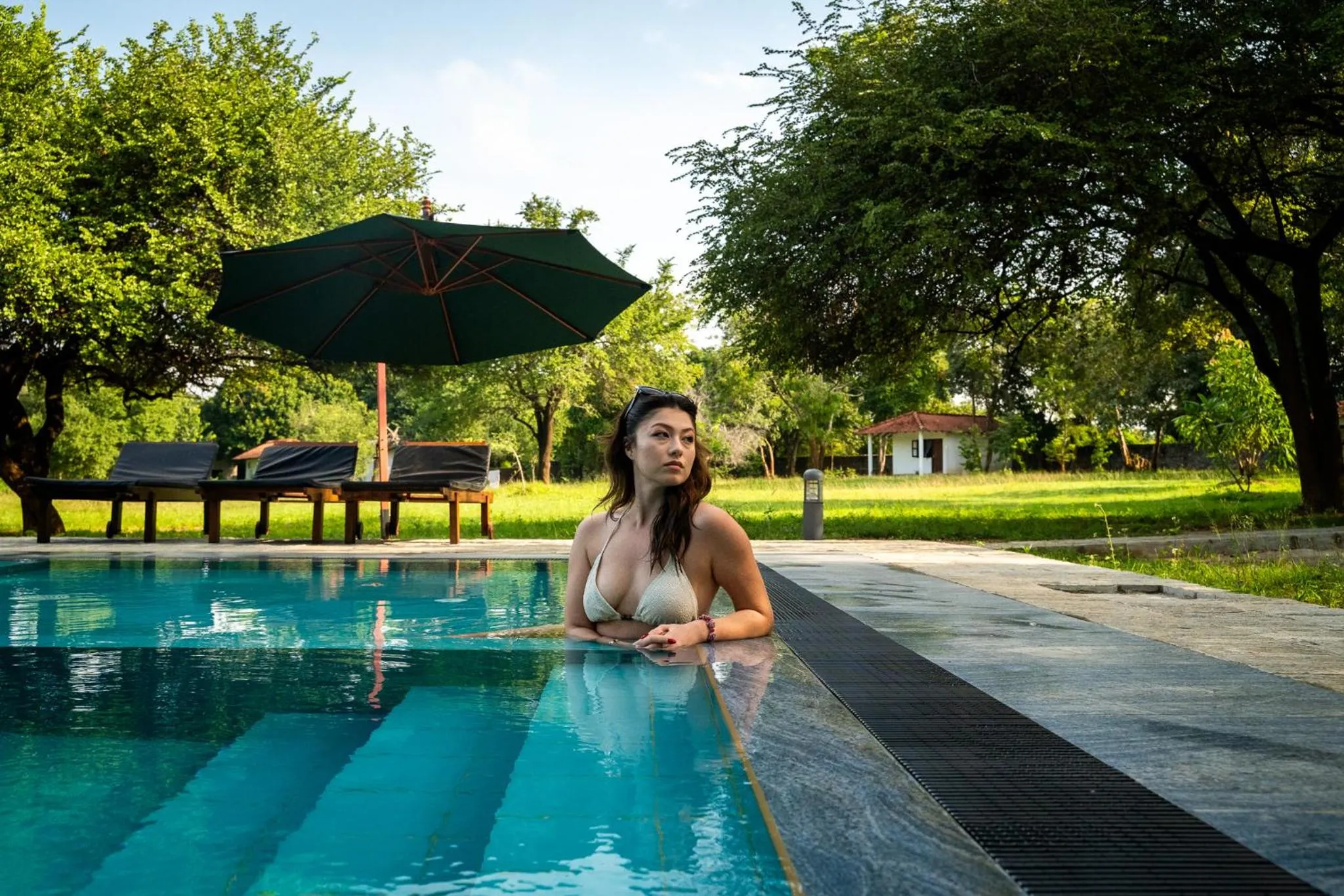 Swimming pool in Pothana Village