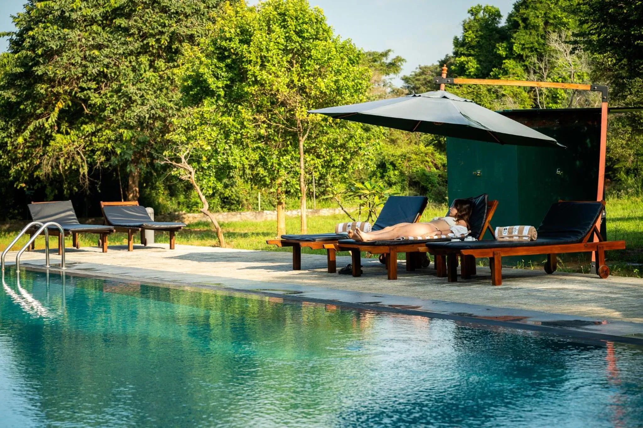 Swimming pool in Pothana Village