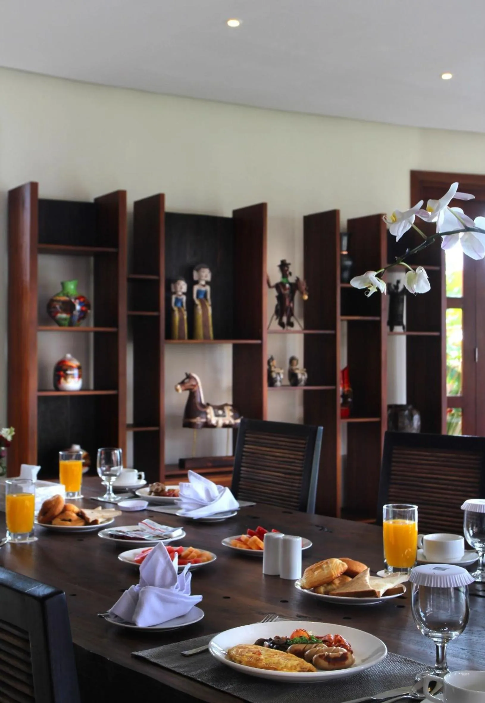 Dining area in Casa Bonita Villa Bali