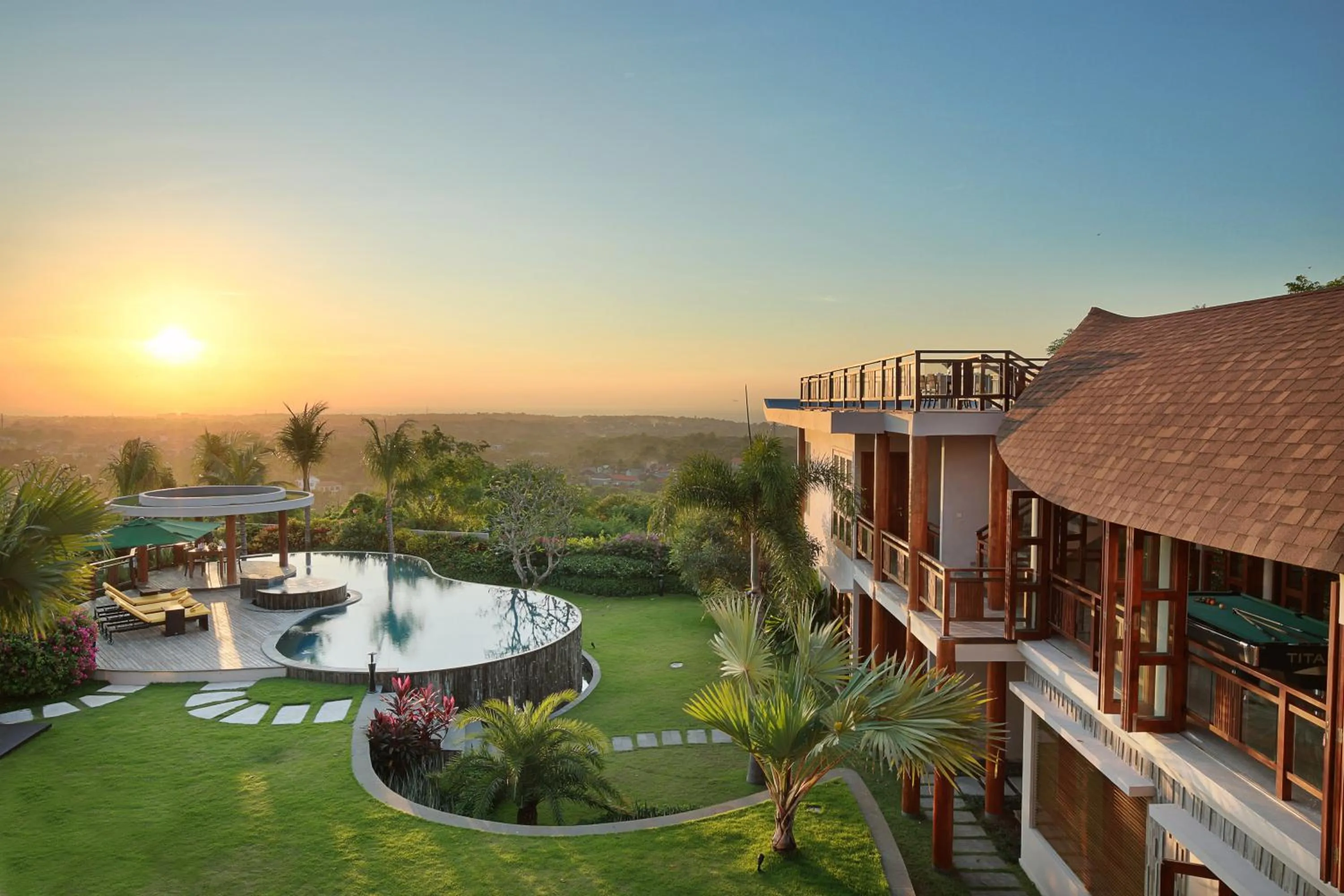 Garden in Casa Bonita Villa Bali