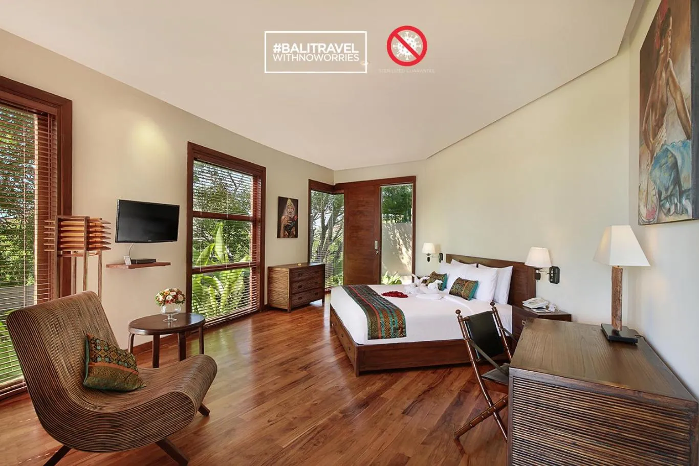 TV and multimedia in Casa Bonita Villa Bali