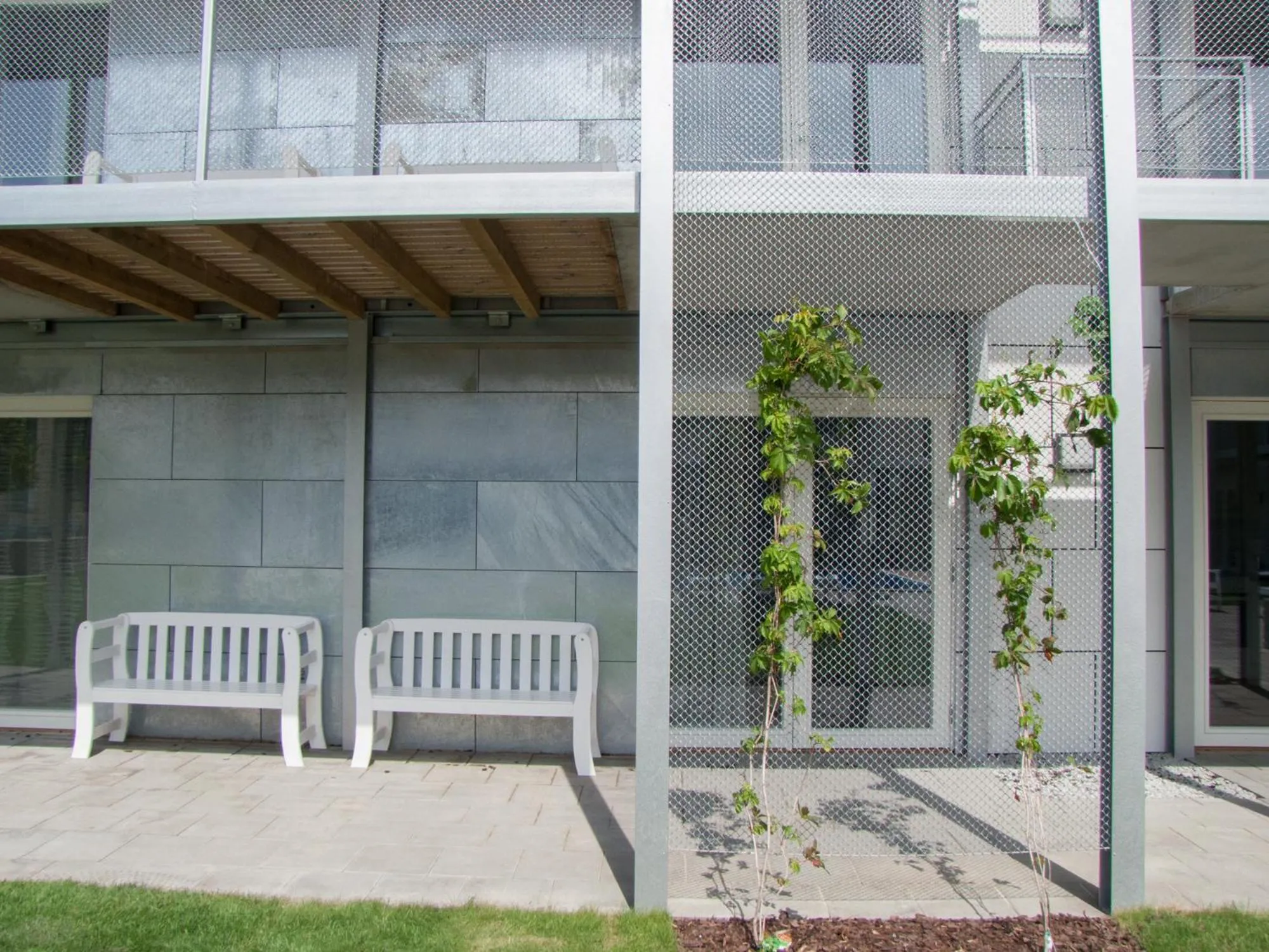 Facade/entrance in Kolgården - Visby Lägenhetshotell