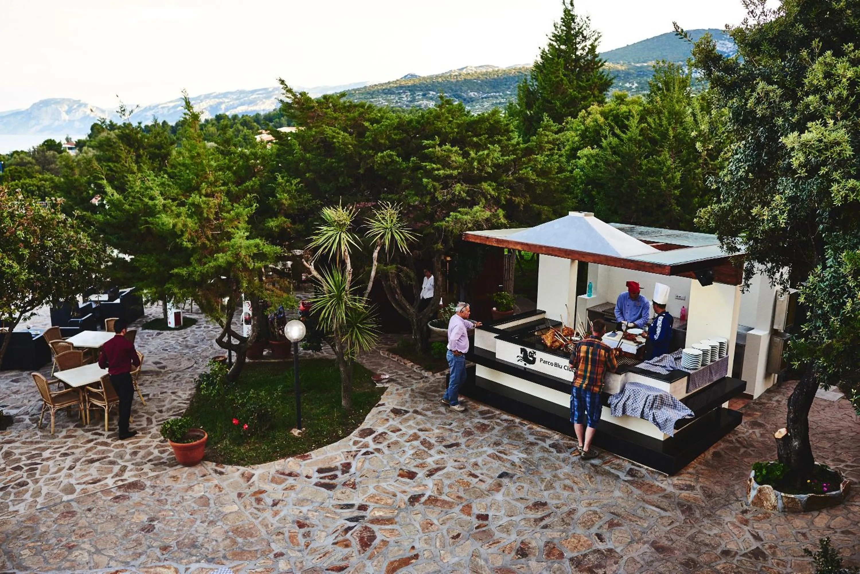 BBQ facilities in Parco Blu