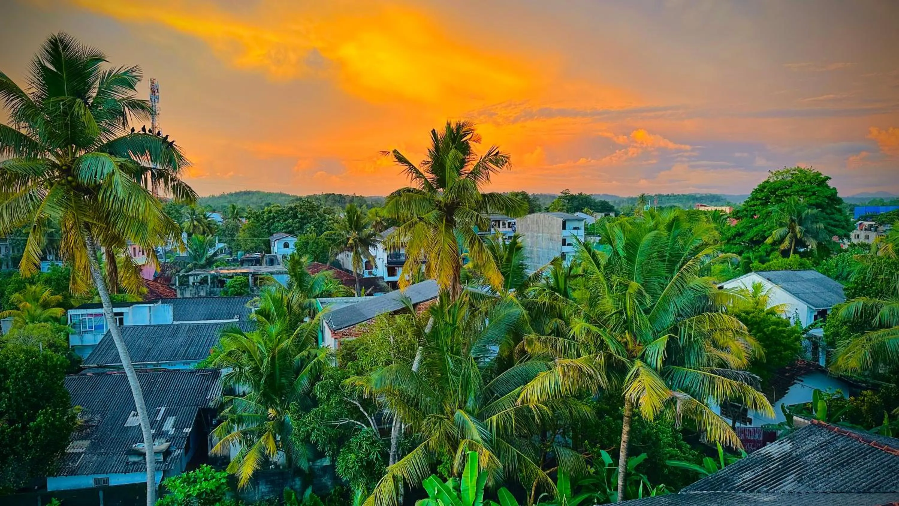 Sunrise in Surasa Beach Resort