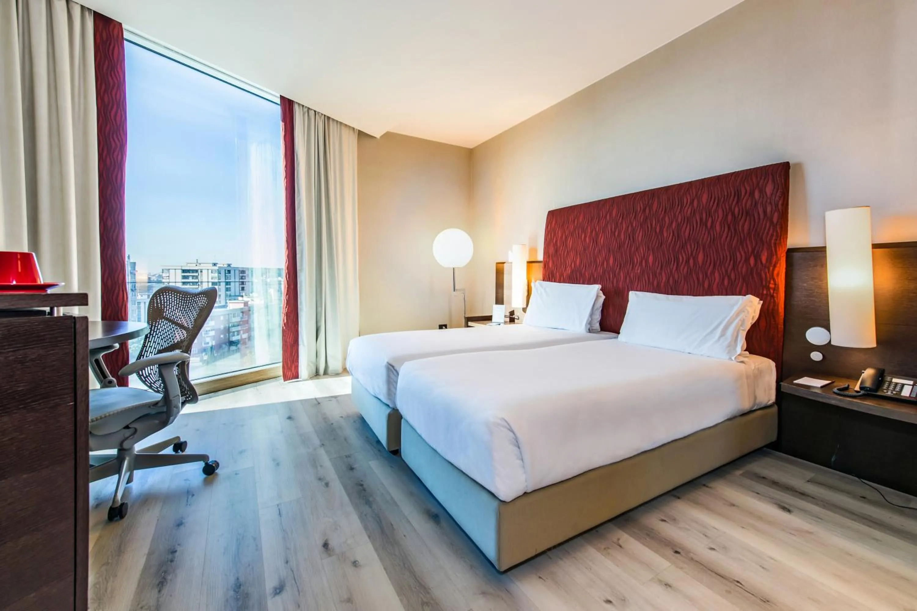 Bed in Hi Hotel Bari